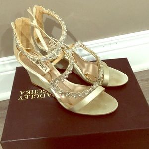 Badgley Mischka Wedding Wedges Shoes